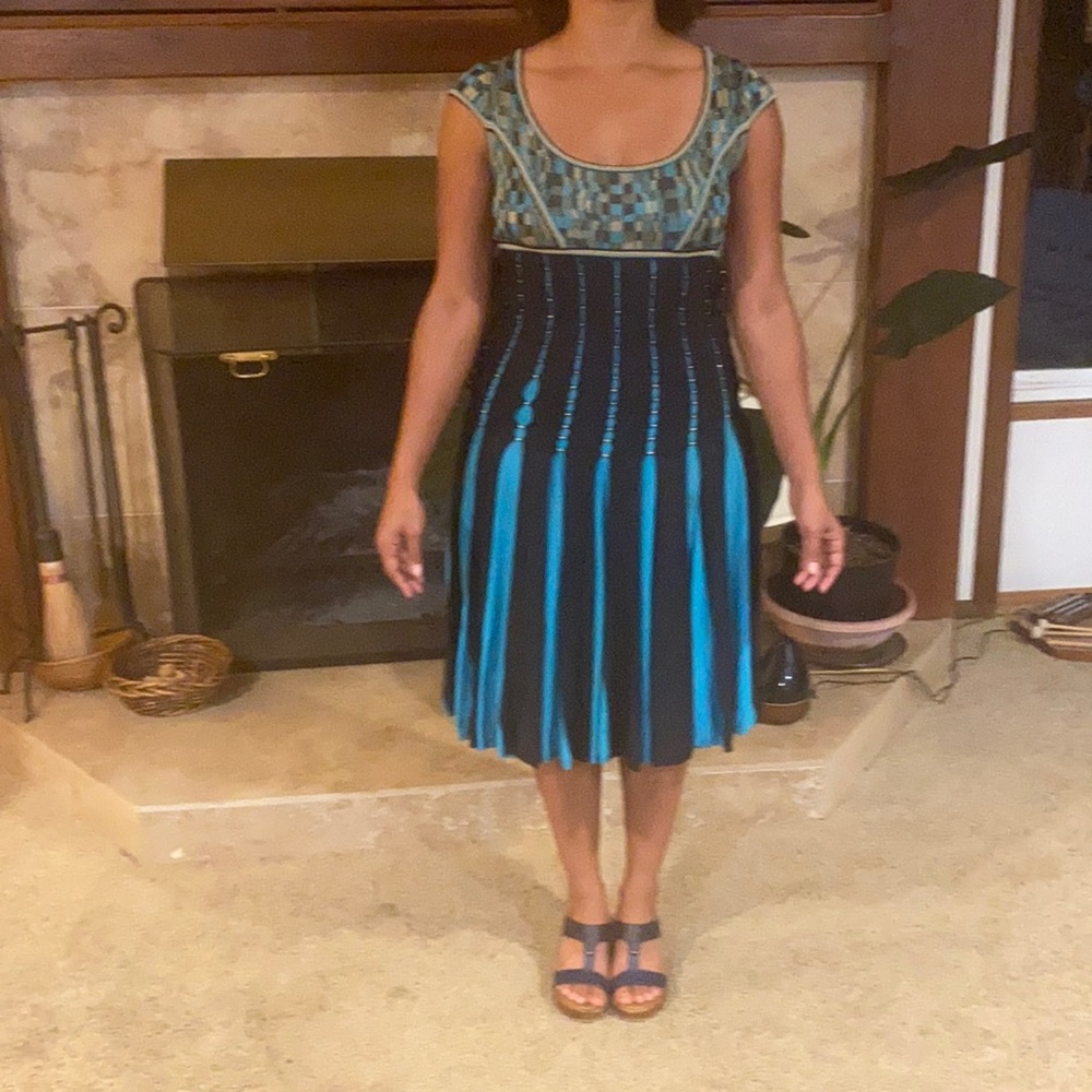 Zac Posen knit dress, designer classic Sz 6